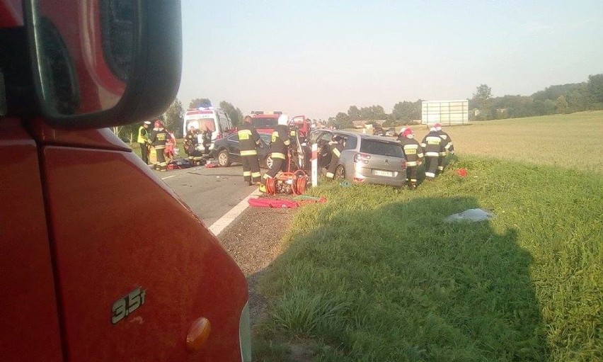 Pięć osób rannych w wypadku na trasie Godętowo-Wielistowo w gminie Łęczyce