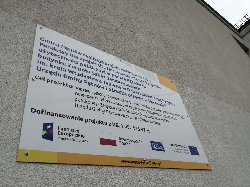 Termorenowacje budynków użyteczności publicznej w gminie Pątnów [FOTO]