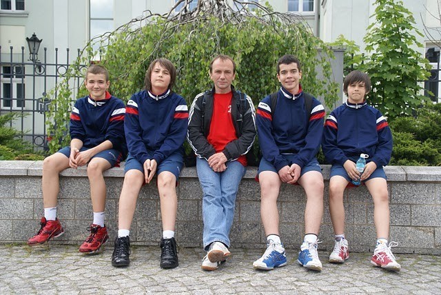 Milicz. Od lewej: B.Balcer, Sz. Kulok, I. Lenart, Sz.Stysiak i F. Kornatko
