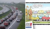 Autostrada A4. Będzie akcja, rysunkami chcą powstrzymać używanie komórek w autach