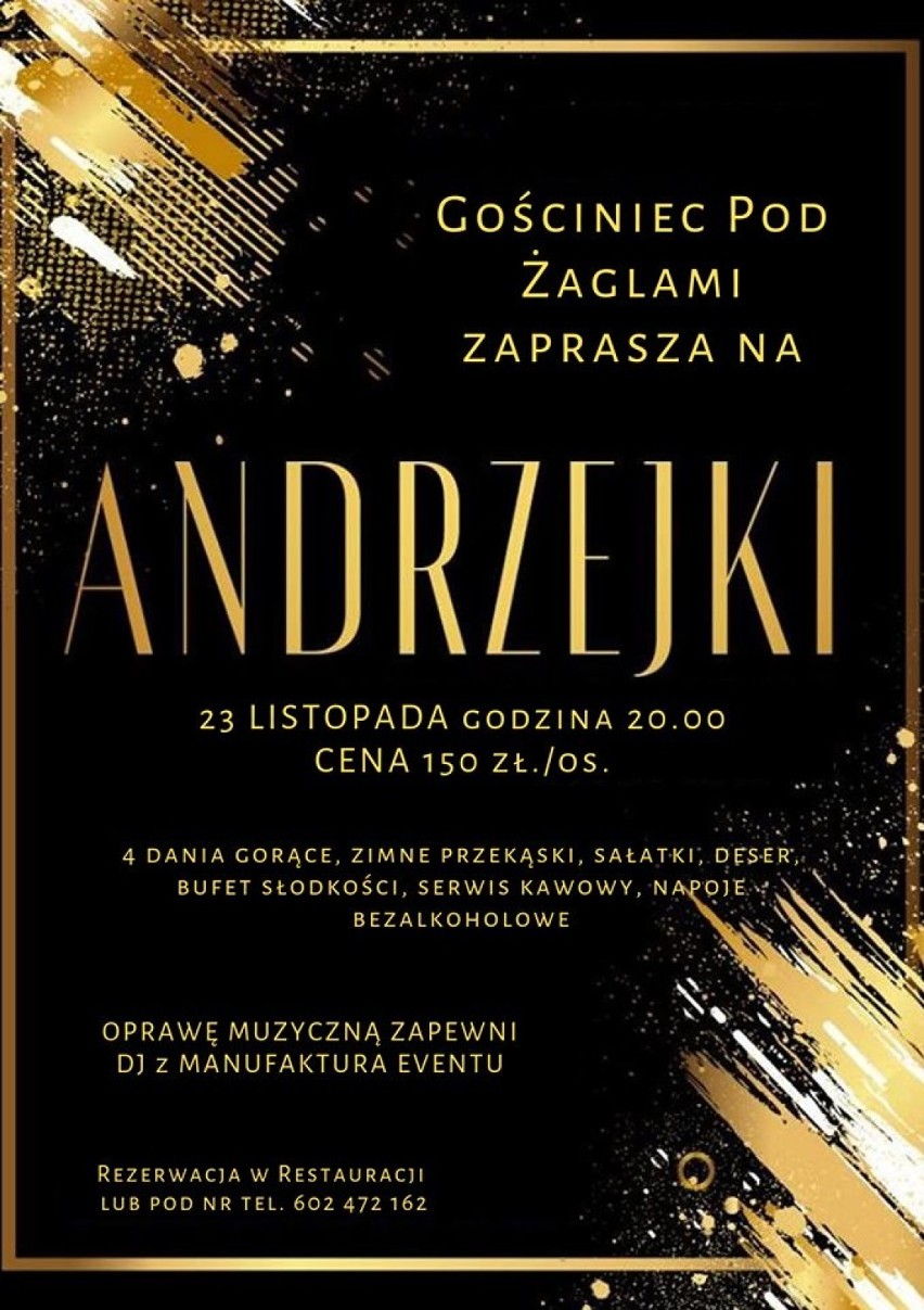 Andrzejki w Gościńcu, Skoki Duże,  87-815 Smólnik Smolník...