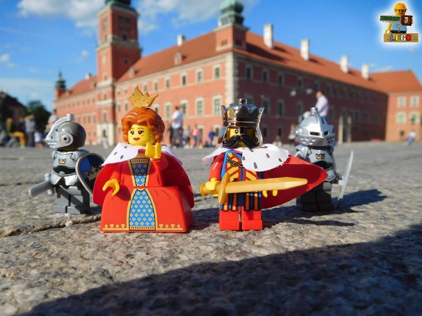 Warszawa zbudowana z Lego. Figurki z klocków w stolicy....