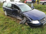 Wroczyńszczyzna: Wypadek na drodze Jałówka - Bagny. Fiat zderzył się z volkswagenem, kobieta trafiła do szpitala
