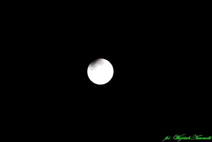 Krwawe Zaćmienie Księżyca nad Gołaszewem [zdjęcia]