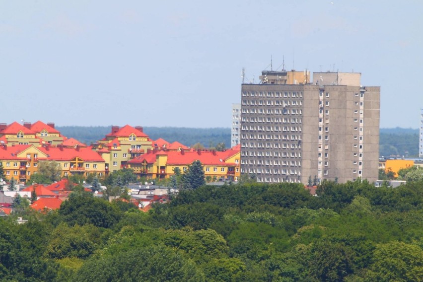 Poznań z dachu hotelu Mercure