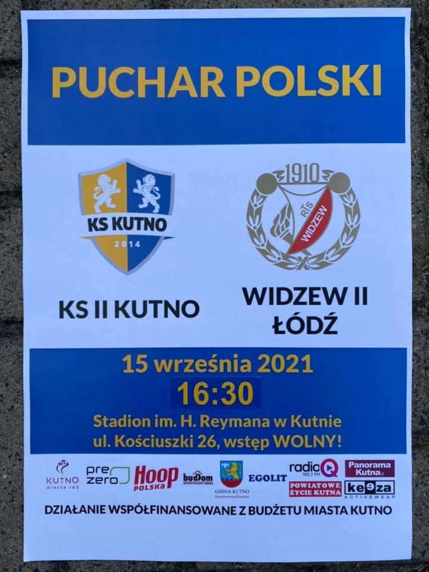 Już jutro KS II Kutno zagra z Widzewem II Łódź