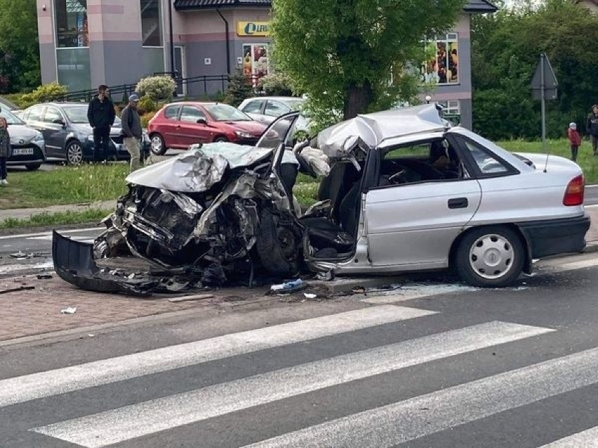 Wypadek na DK7 w Michałowicach