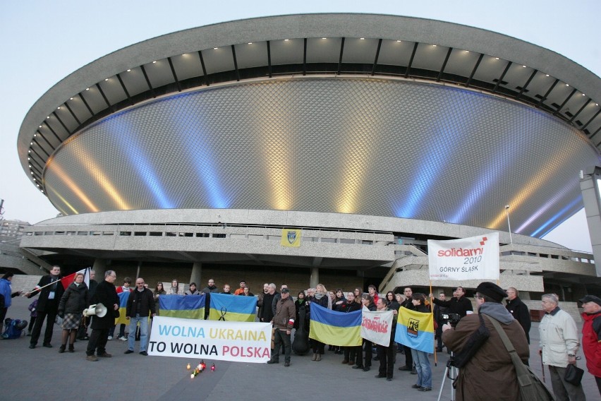 Katowice solidarne z Ukrainą, czyli Śląski Majdan