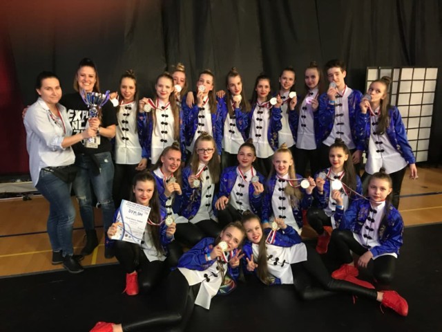 Grupa Flash Dance Junior z Explozji Tańca z Jastrzębia Mistrzem Polski