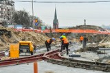 Trwa rozbudowa ulicy Kujawskiej w Bydgoszczy. Tak wygląda największy plac budowy w mieście [zdjęcia]