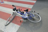 Zamość. Na oznakowanym przejeździe dla rowerów 57-latek potrącił cyklistkę. Kobieta trafiła do szpitala 