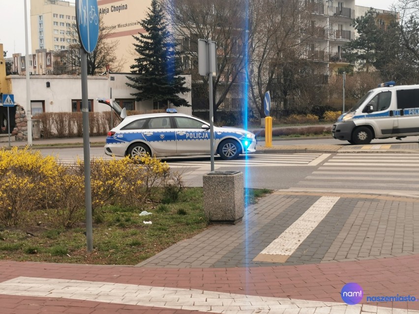 Wypadek na ulicy Chopina we Włocławku