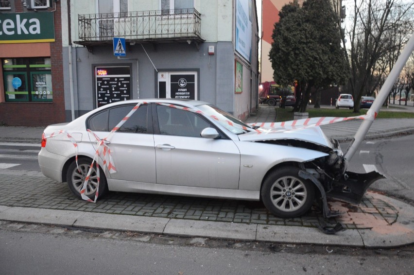 Kierujący pojazdem marki BMW nie wymagał hospitalizacji