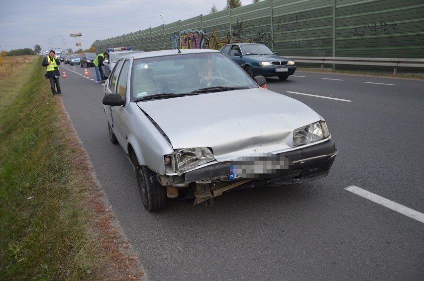 Karambol na ul. Poniatowskiego [ZDJĘCIA]