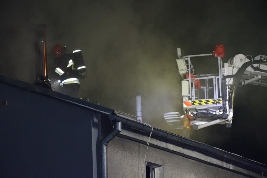 Pożar w budynku przy ulicy Stryjewskiego w Lęborku