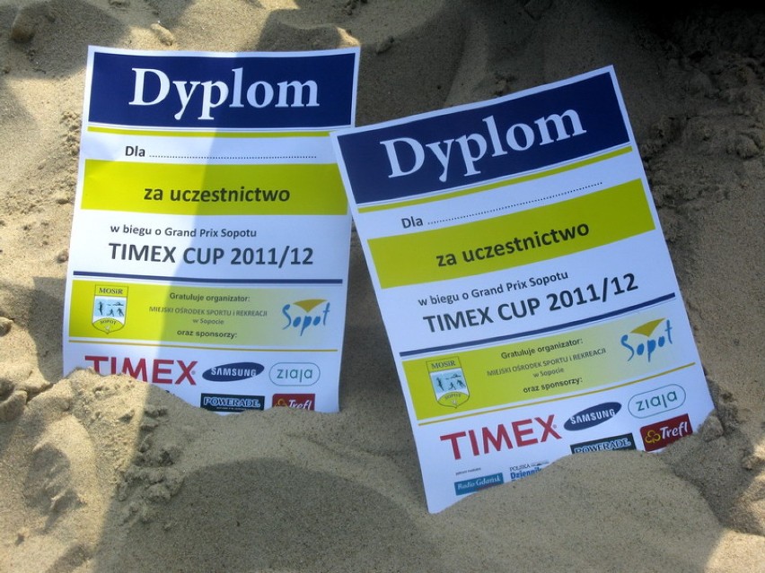 Finałowe III Biegi przełajowe po plaży o Grand Prix Sopotu TIMEX CUP 2011/12