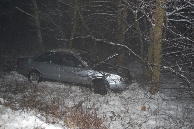 Audi nie ma praktycznie uszkodzeń, osoba nie żyje