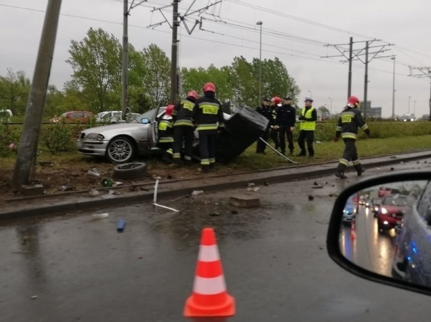 Czwartkowy wypadek na Basenie Górniczym.