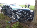 Wypadek na trasie Linowiec-Grodziczno. Dwie osoby w szpitalu
