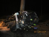 Jankowice: Śmiertelny wypadek [ZDJĘCIA]. Samochód uderzył w drzewo. Kierowca nie żyje