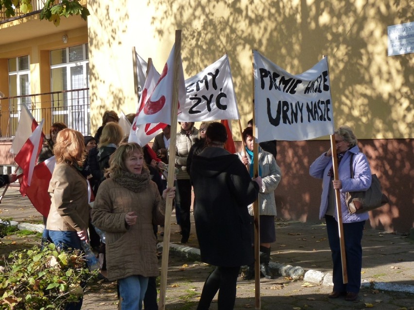 Strajk pracowników DPS w Radziechowicach pod Radomskiem