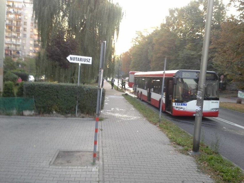 W Mysłowicach zapalił się autobus