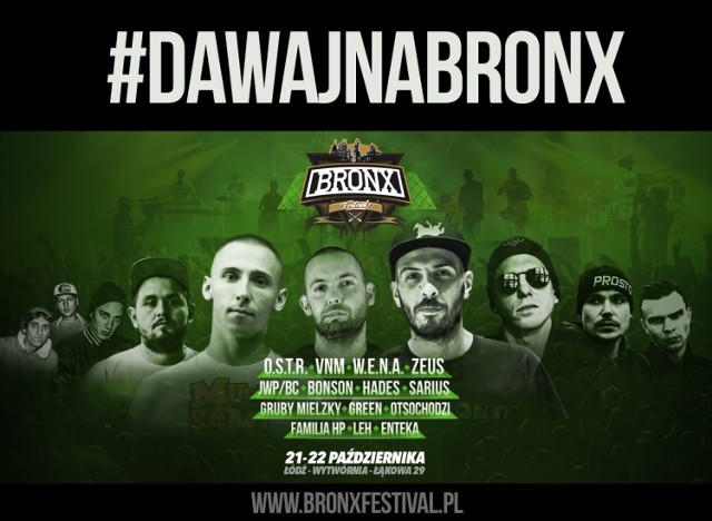 Jedną z gwiazd tegorocznego Bronx Hip-Hop Festival będzie oczywiście łodzianin, Adam O.S.T.R. Ostrowski