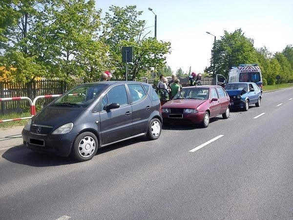 Wypadek na ulicy Objazdowej we Wrześni