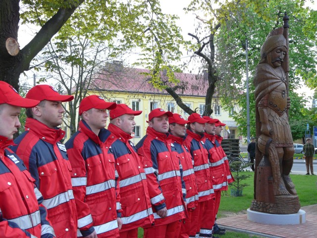 Przed pomnikiem Św. Floriana strażacy odbiorą odznaczenia