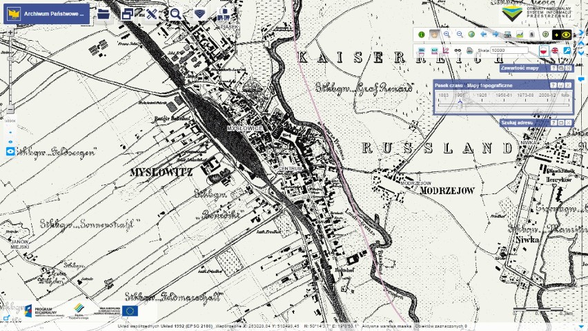 Tak wyglądał Górny Śląsk 100 lat temu! Zobacz mapę online