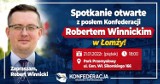 Robert Winnicki spotka się z mieszkańcami Łomży