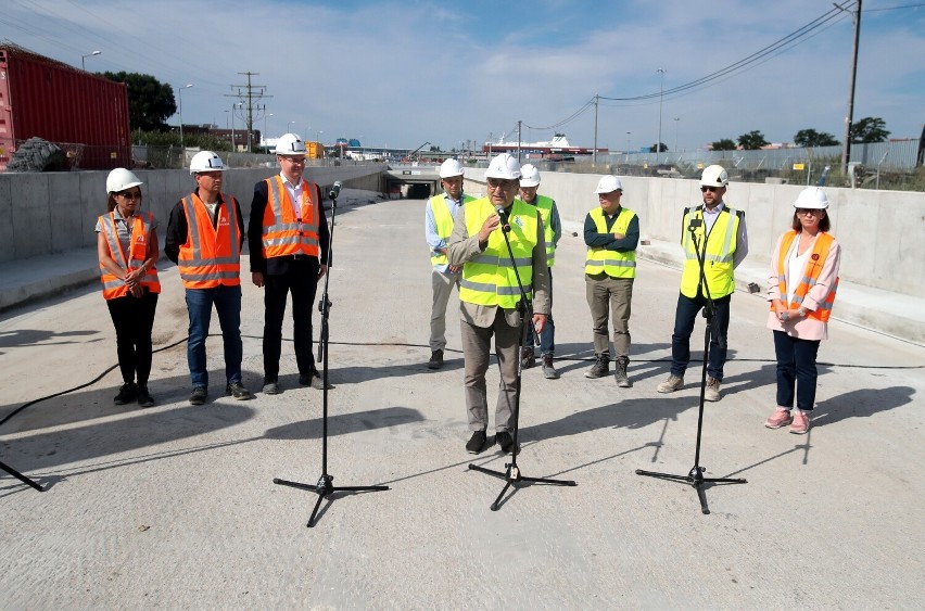 Tunel w Świnoujściu - zdjęcia z 29.07