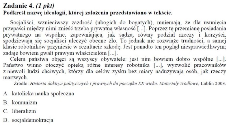 11 maja uczniowie napiszą maturę 2012 z WOS-u. Na naszej...