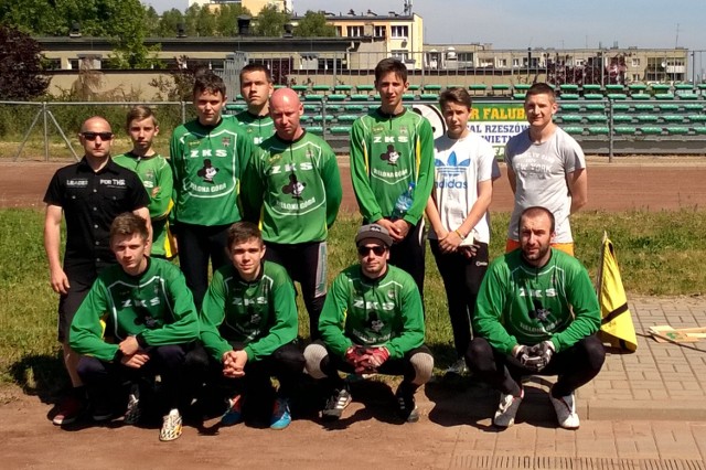 Zielonogórski Klub Speedrowerowy przed meczem z drużyną z Ostrowa.