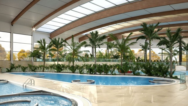 Tak ma wyglądać aquapark w Lubinie za 40 mln euro. Ma to być najnowocześniejsze centrum rekreacji na Dolnym Śląsku