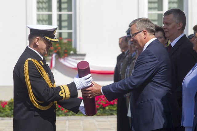 Pochodzący z Opola Lubelskiego Mirosław Mordel odebrał nominację admiralską