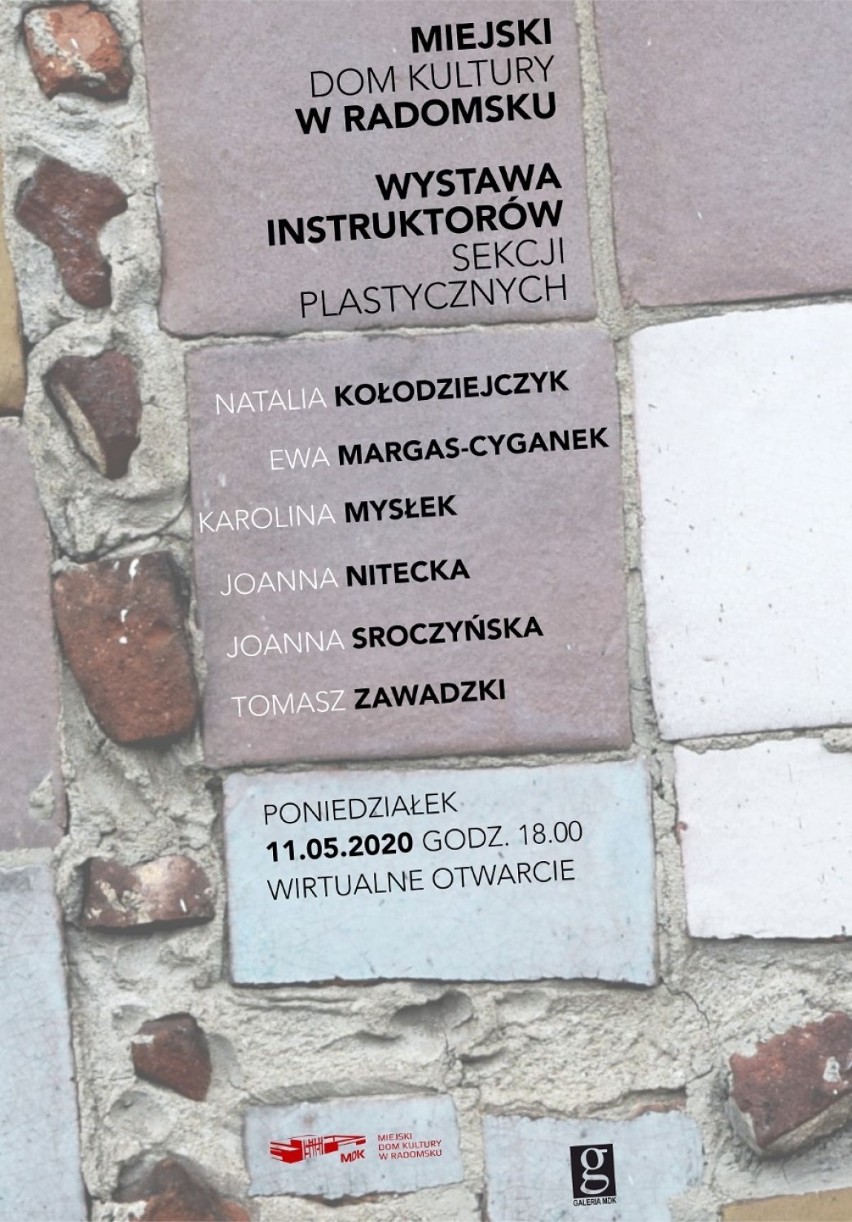 MDK Radomsko: galeria zamknięta. Wystawa instruktorów sekcji plastycznej witrualnie