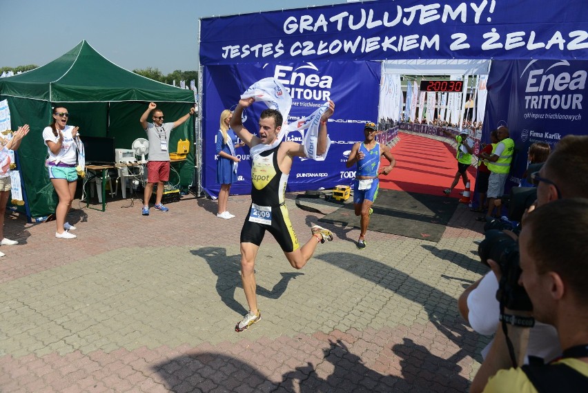 ENEA Poznań Triathlon: Dariusz Kowalski pierwszy na...