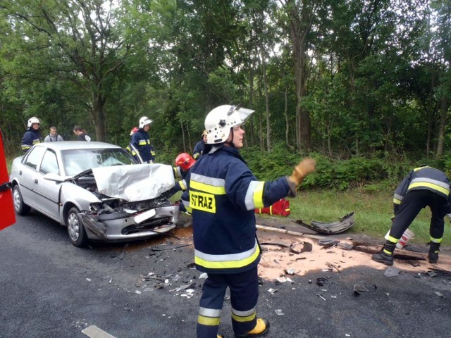 Wypadek w Węgierkach 10 lipca 2015.