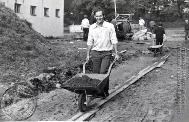 Czyn społeczny przy budowie strzelnicy w PKiW - przełom lat 70/80