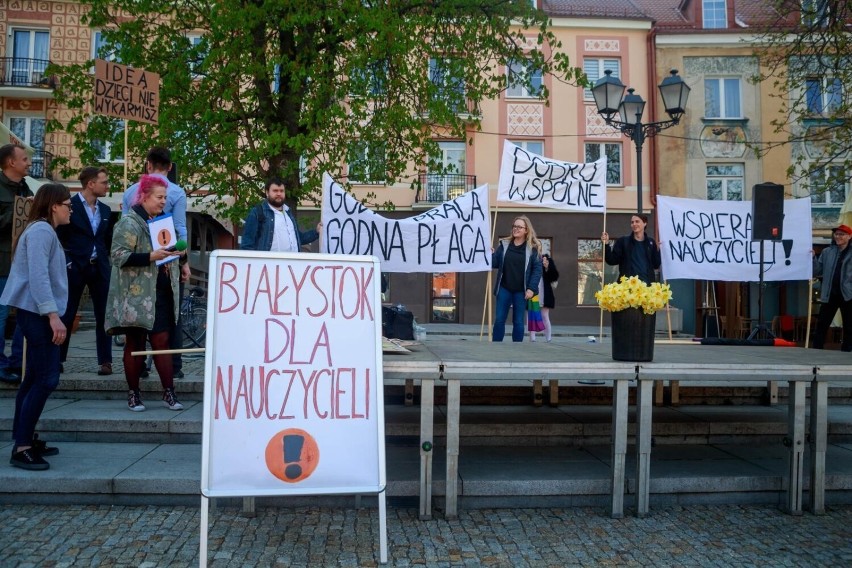 Strajk Nauczycieli w Białymstoku (23.04.2019)
