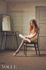 Bytom, Tarnowskie Góry : Jagoda ze szkoły baletowej w Bytomiu na zdjęciu w Vogue!