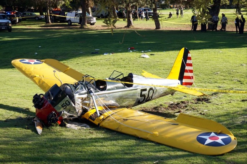 Wypadek Harrison Ford