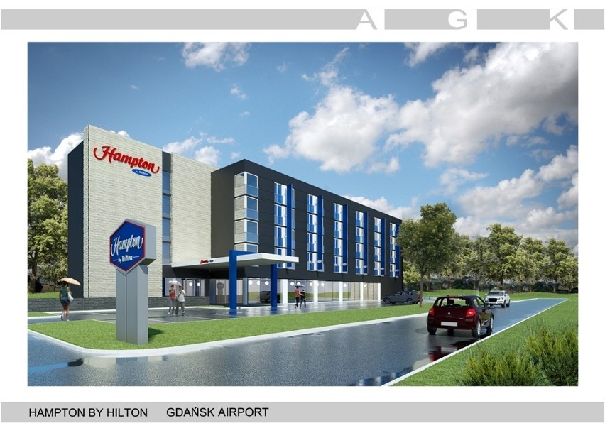 Przy lotnisku gdańskim powstanie Airport City i hotel Hampton by Hilton