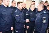 Wielkanocne spotkanie komendanta wojewódzkiego z policjantami w Boguchwale [ZDJĘCIA]