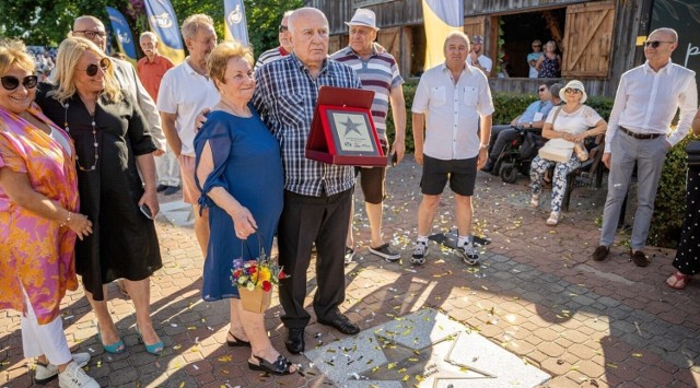 Tarnowianin Stanisław Majorek podczas uroczystości we Władysławowie