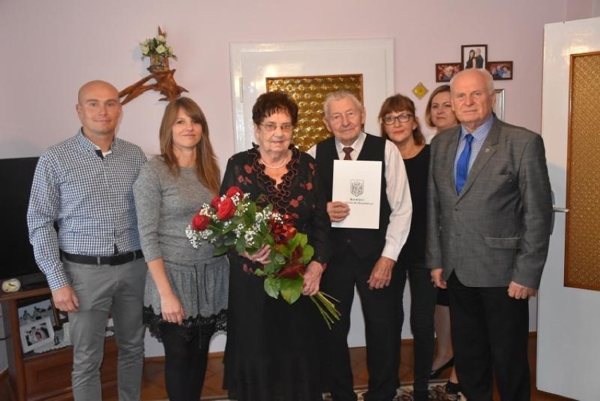 Jubileusz 60-lecia zawarcia związku małżeńskiego państwa Genowefy i Witolda Klorek z Grodziska Wielkopolskiego