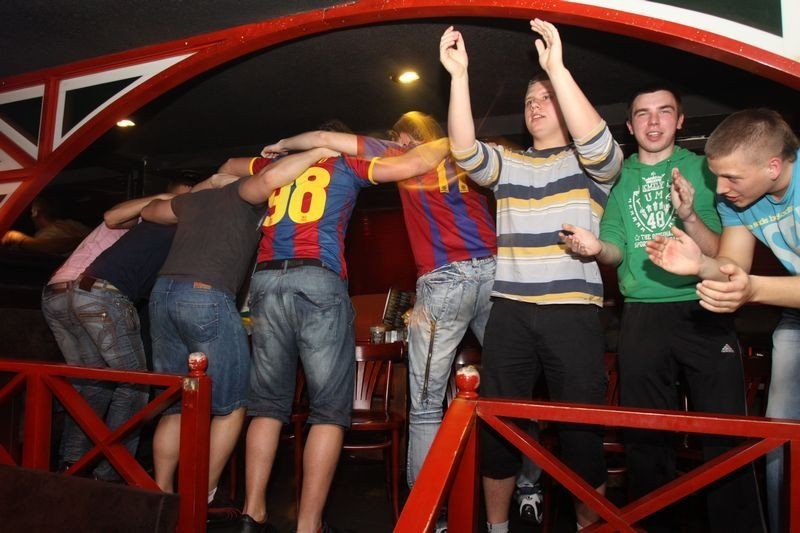 Śląscy fani Barcelony w katowickim pubie LongMan [ZDJĘCIA]