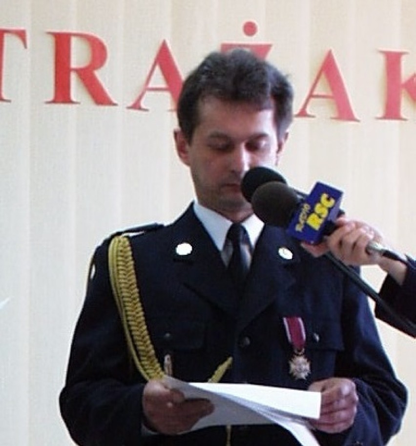 Dariusz Rosiński, były komendant PSP w Skierniewicach