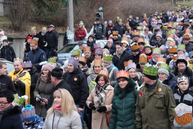 Orszak Trzech Króli 2020 na ulicach Dąbrowy Górniczej